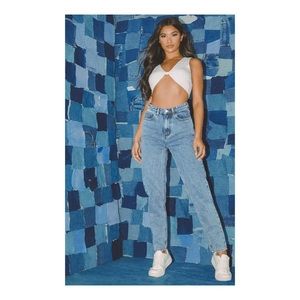 COPY - PRETTYLITTLETHING Mom Jean